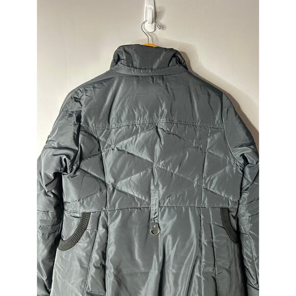 Kimi + Kai Maternity Black Long Down Fill Puffer Coat Jacket Women's Small - Picture 10 of 11